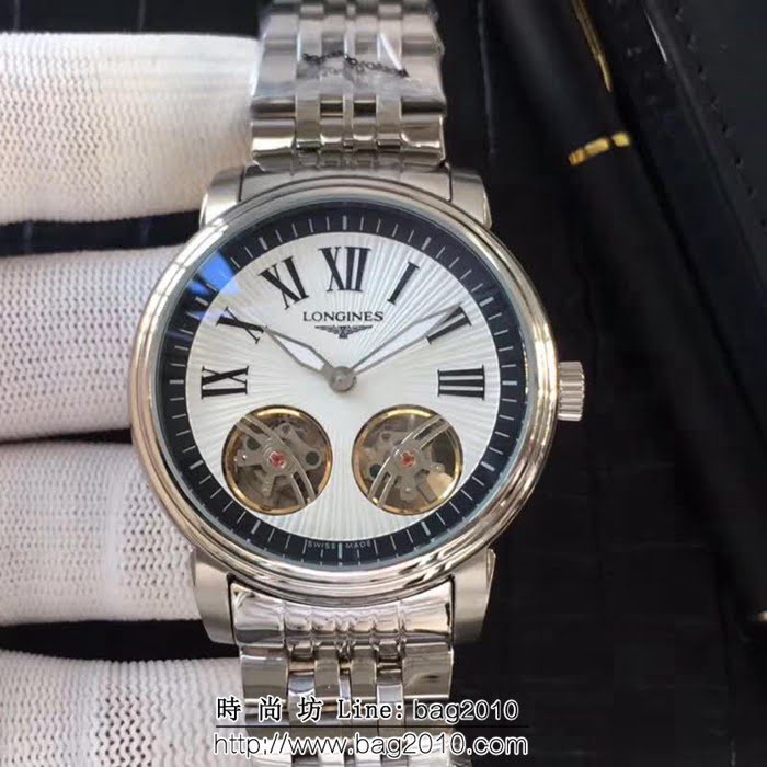 LONGINES浪琴 卓越飛輪 全自動機械 男士腕表 WSS1848